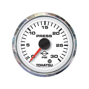Water Pressure (30PSI) Gauge Kit - White Face