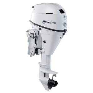 Tohatsu 30 HP 4 Stroke Outboard Motor - White